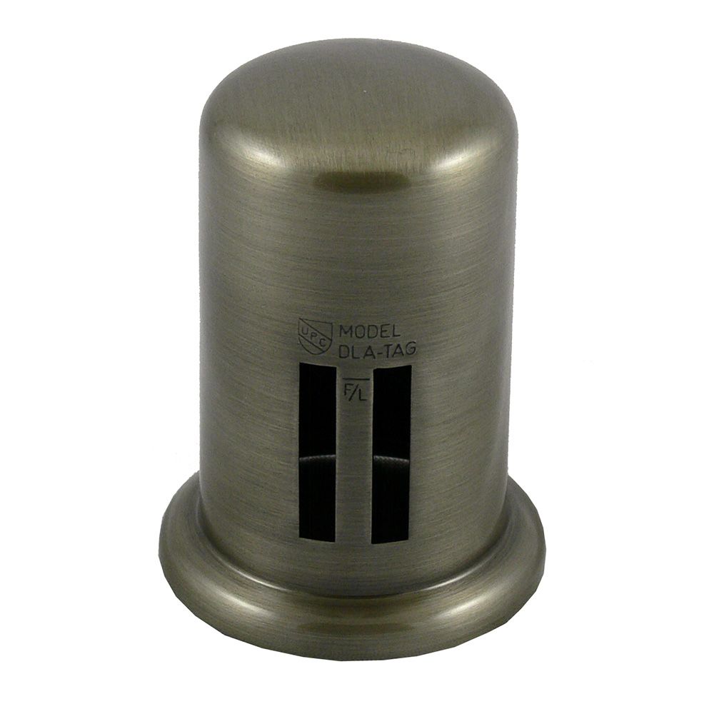 Brass Cover Cap for Twin Inlet Air Gap - Soft Pewter