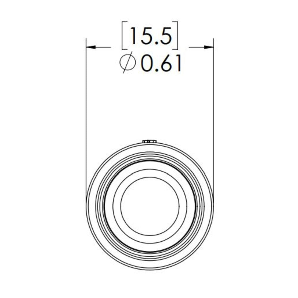 LinkTech 50AC InLine Plug, NV, 3/8" HB