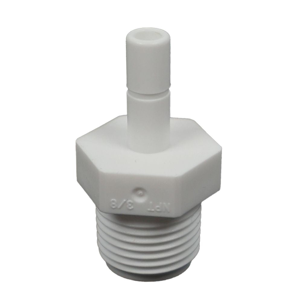 Stem Adapter Acetal 1/4 stem x 3/8 MNPT