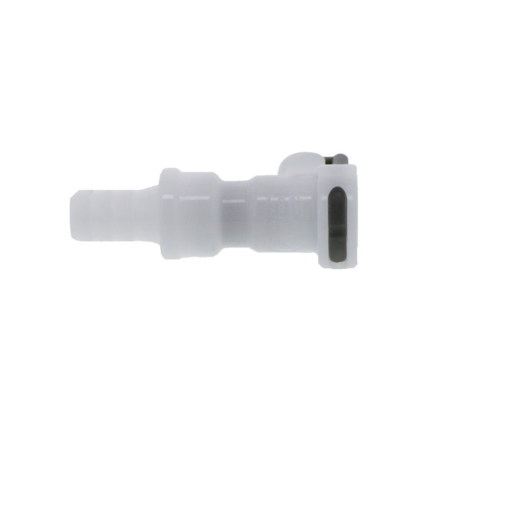 APCD17006SH NSF Valved In-Line Hose Barb Coupling Body with Shroud 3/8 ID Barb