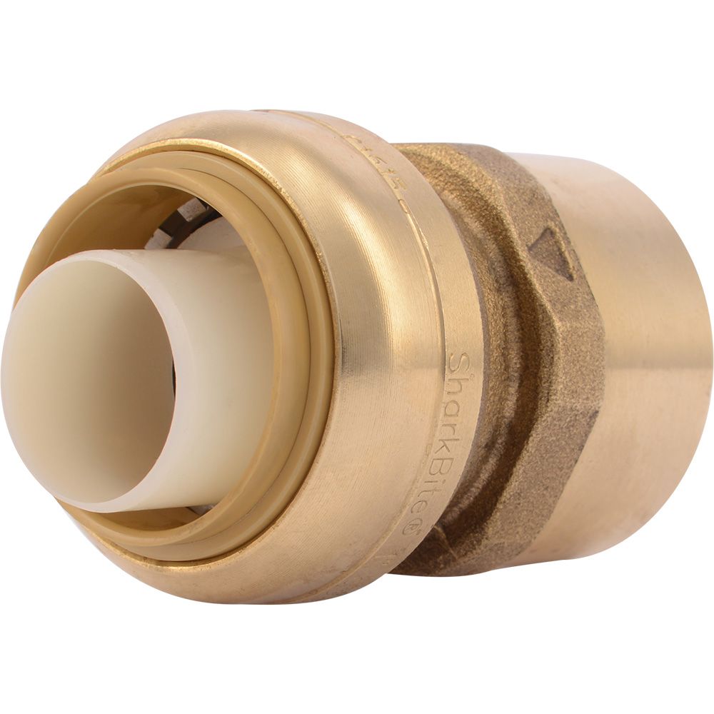 SharkBite® U094LF Lead-Free Brass Push-to-Connect Female Adapter - 1" x 1" FPT