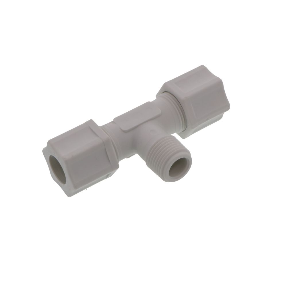 JACO 60-8-6-P-PG Polypropylene Male Branch Tee 1/2 OD Tube x 3/8 MPT