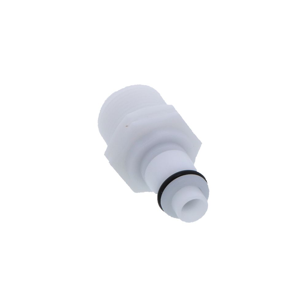PLCD24006BSPT Valved Male Thread Coupling Insert 3/8 BSPT