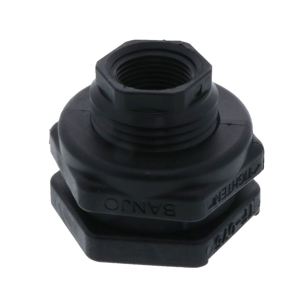Banjo 3/4" Polypropylene Bulkhead Tank Fitting with EPDM Gaskets