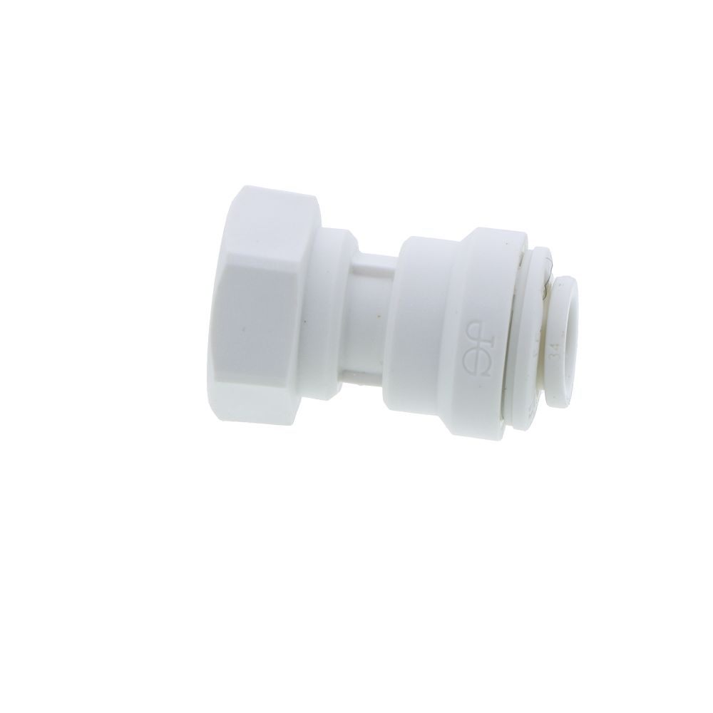 John Guest Female Adapter NPTF Polypro - 1/4 x 1/8 NPTF