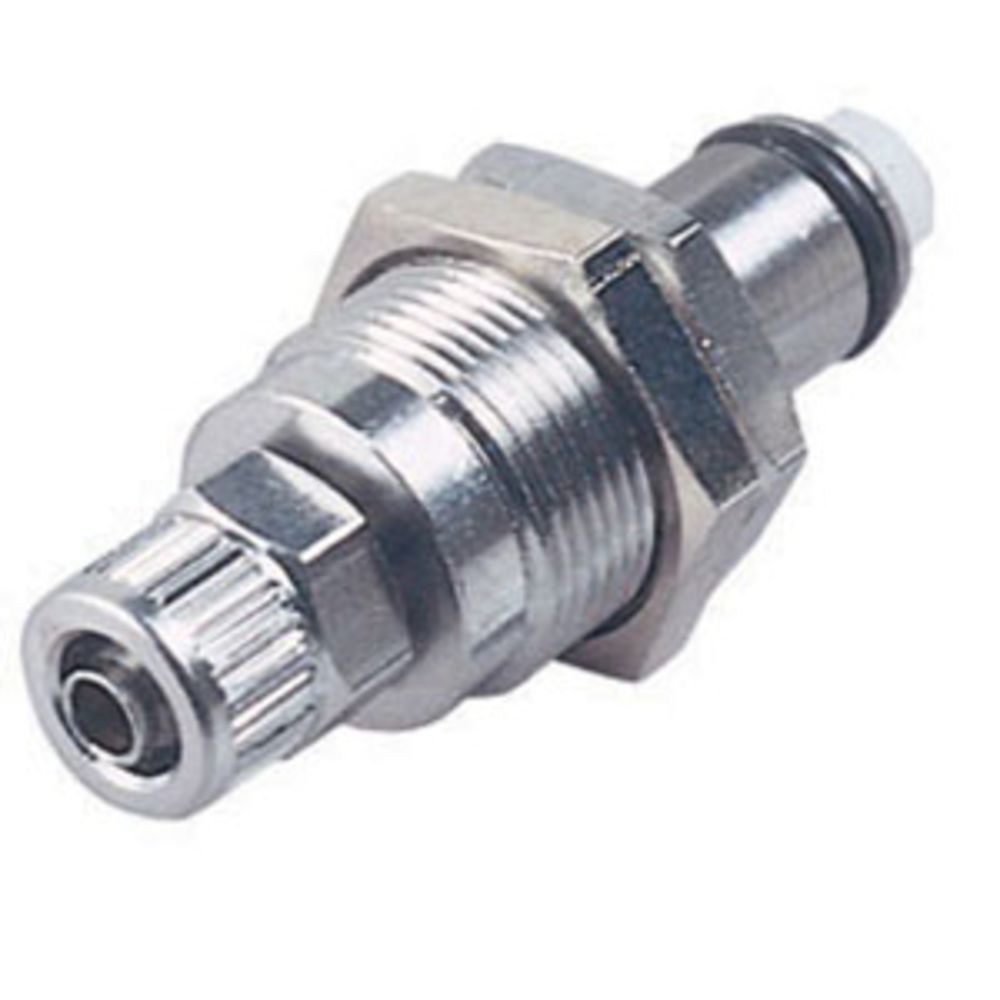 LC40004 Non - Valved Panel Mount Coupling Insert 1/4 PTF