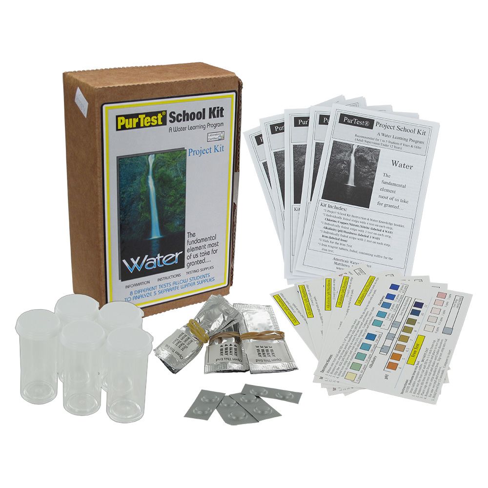 PurTest Project School Kit - 8 tests for up to 5 Students