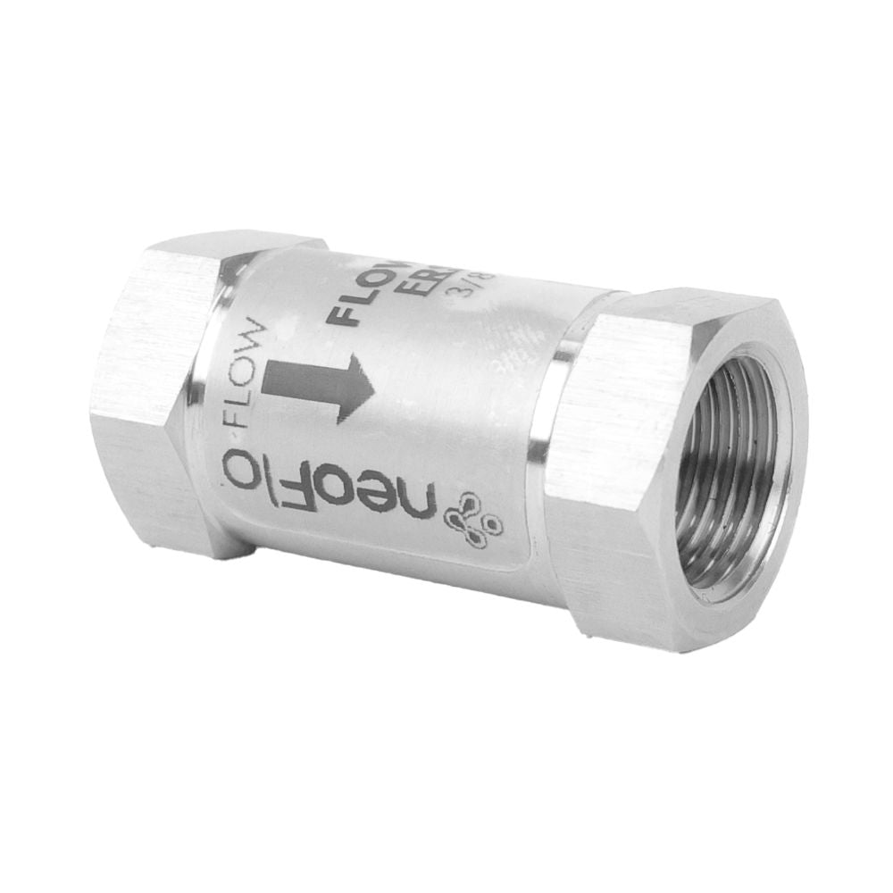 neoFlo Stainless Steel Flow Control 1.5 gpm 316SS 3/8 FPT