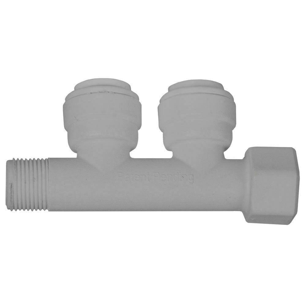 Angle Stop Loop Adapter 3/8 x 3/8 x 3/8