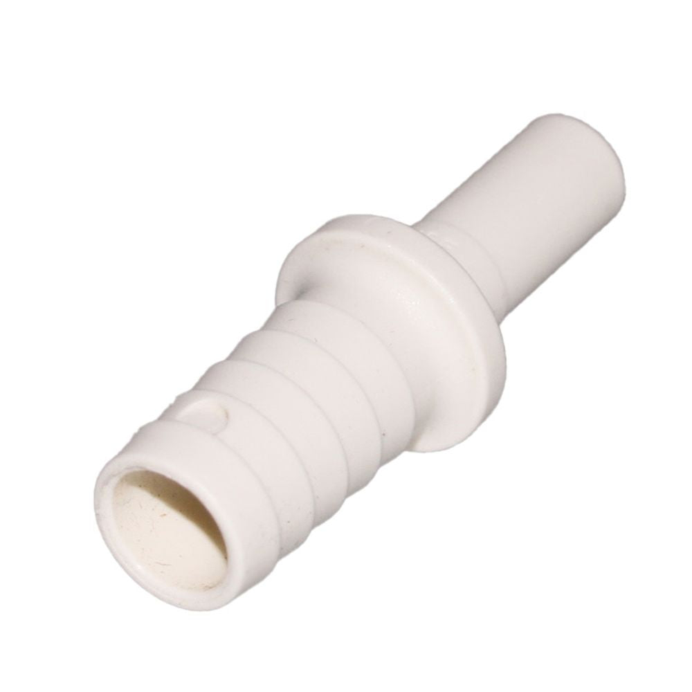 John Guest Polypro Tube to Hose - 3/8 OD Stem x 1/2 ID Barb
