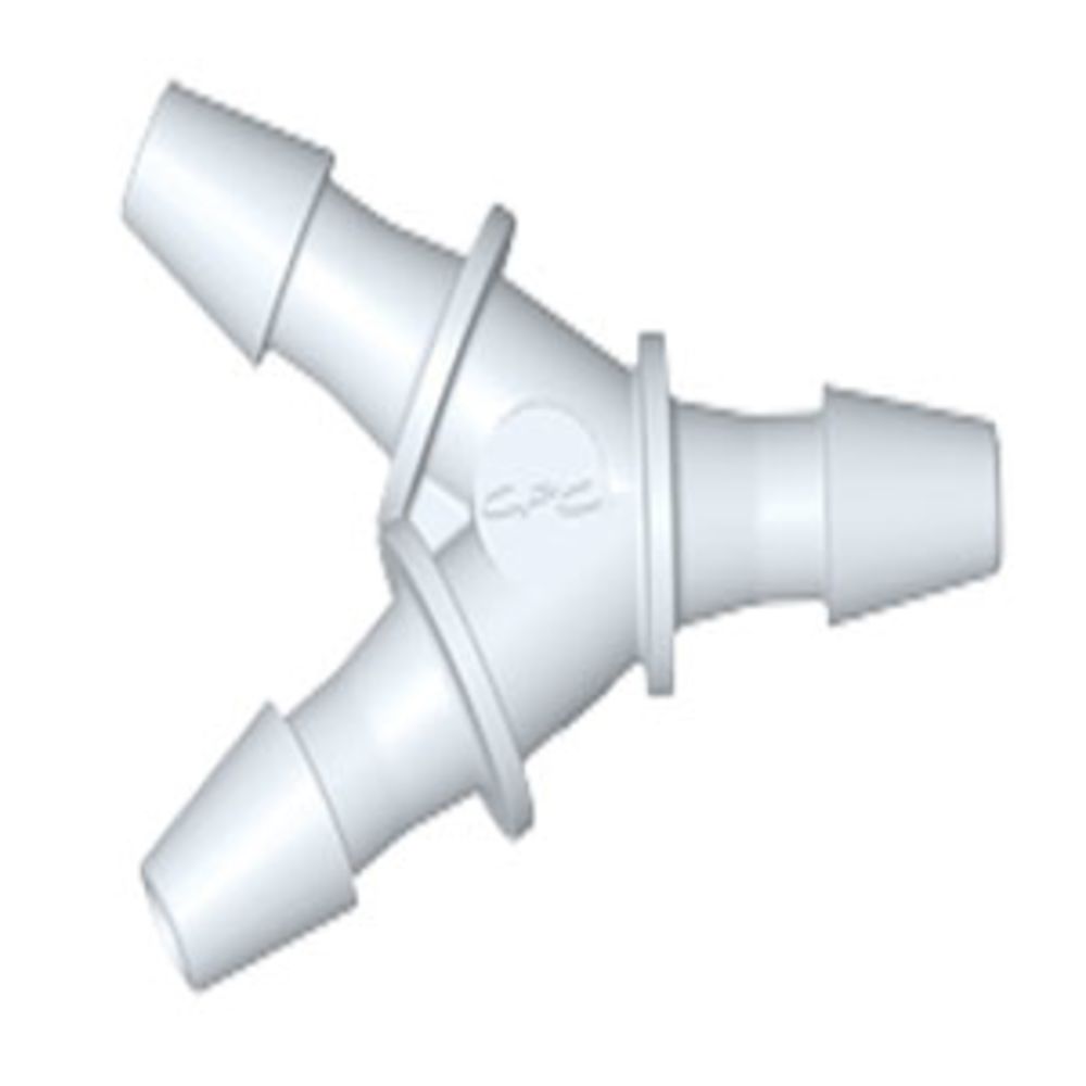 HY330 Y Fitting White Nylon 3/32 HB X 3/32 HB X 3/32 HB
