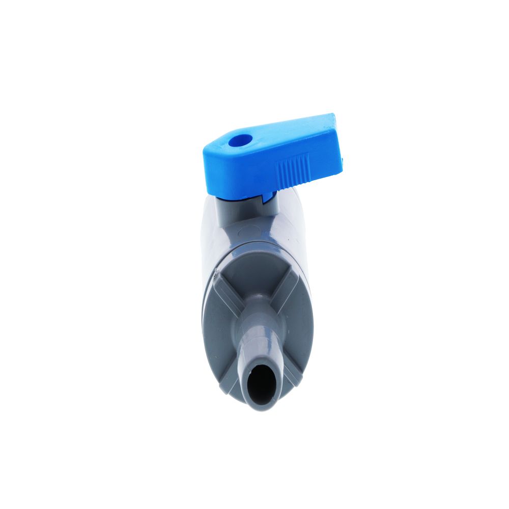 SMC Inline Ball Valve PVC Barb - 3/8 ID Barb x 3/8 ID Barb