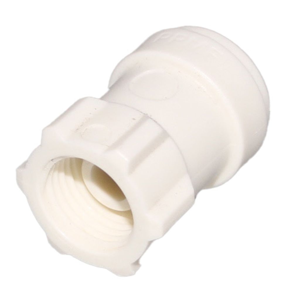 John Guest Faucet Connector UNS Polypro - 1/4 x 7/16-24 UNS