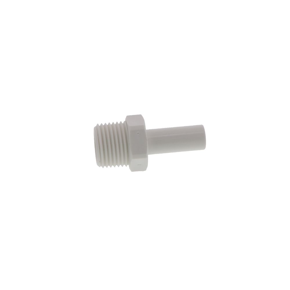 John Guest Stem Adapter Polypro - 3/8 x 3/8 NPTF