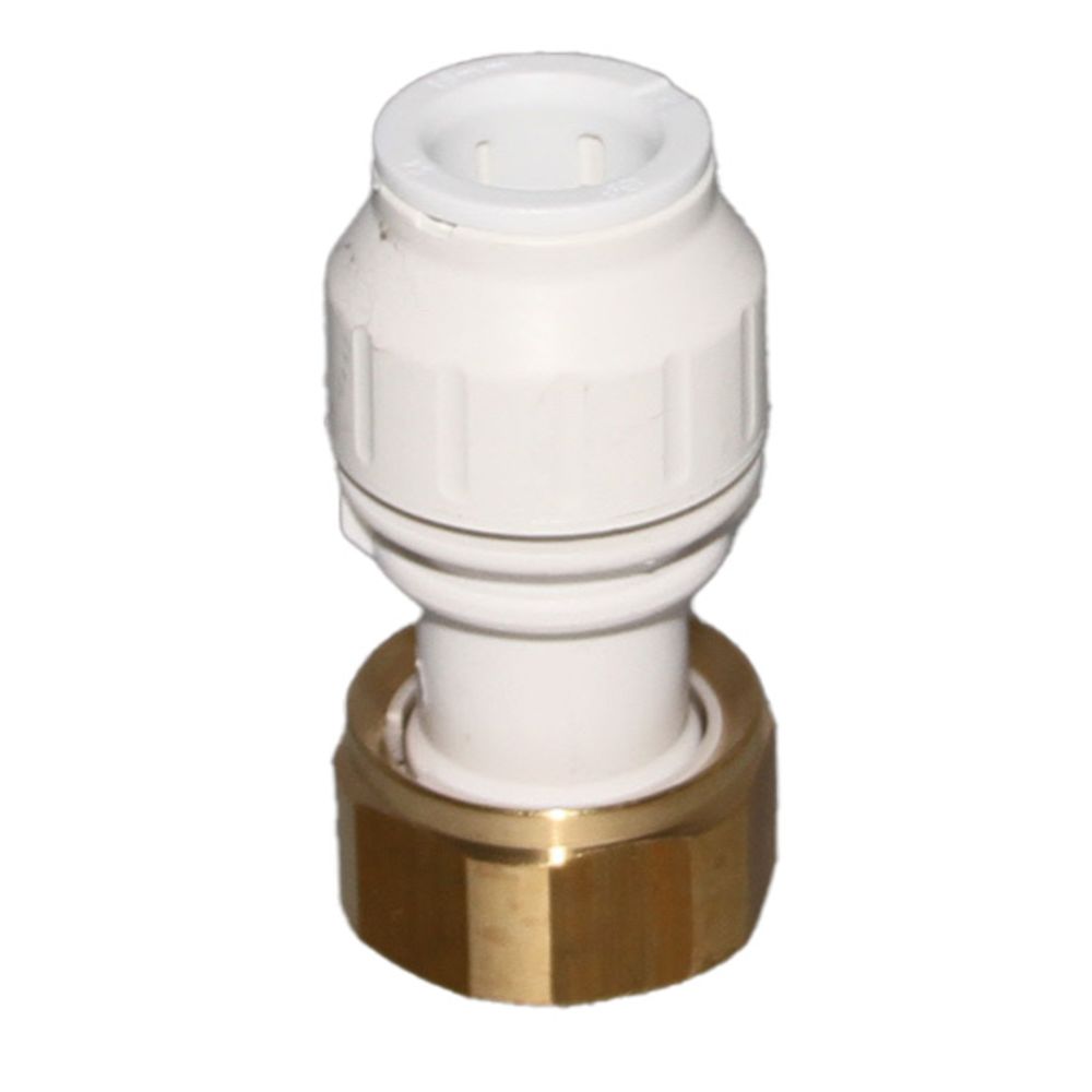 John Guest Straight Tap Connector BSP - 15mm x 3/4 BSP