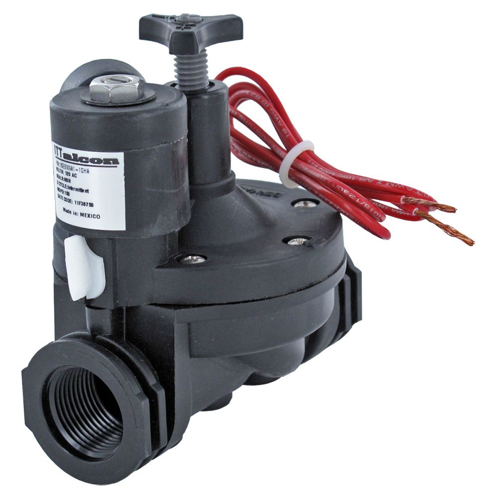 Alcon 05EB009A1-1GHA Solenoid Valve N.C. w/ Flow Control 3/4 FPT 120V