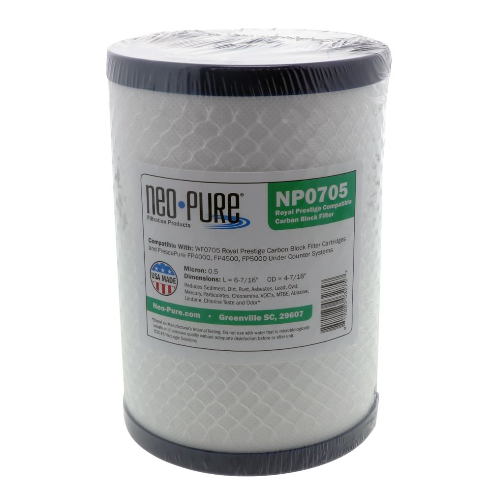 Neo-Pure NP0705 Royal Prestige Compatible Carbon Block Filter Cartridge