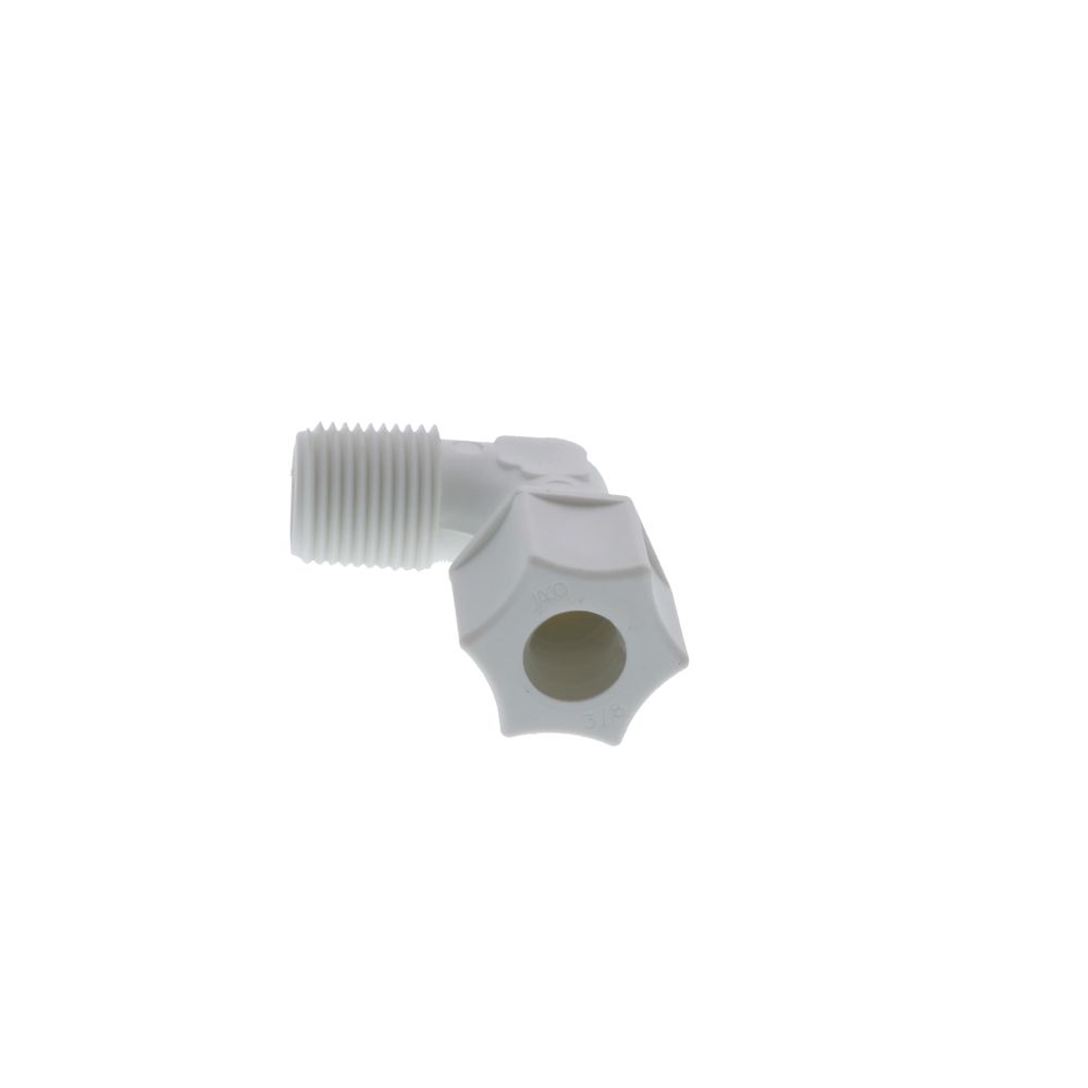 JACO 40-6-6-P-PG Polypropylene Male Elbow 3/8 OD Tube x 3/8 MPT