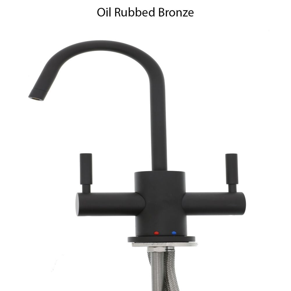 Mountain Plumbing MT1401-NL Contemporary Hot & Cold Water Dispenser w/ Round Base & Handles