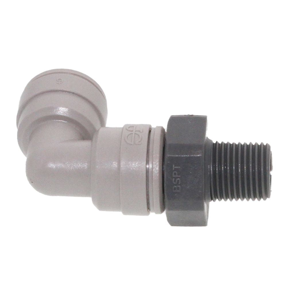John Guest Swivel Elbow NPTF - 1/4 x 1/4 NPTF