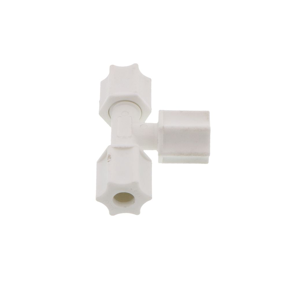 JACO 70-4-P-PG Polypropylene Union Tee 1/4 OD Tube x 1/4 OD Tube x 1/4 OD Tube