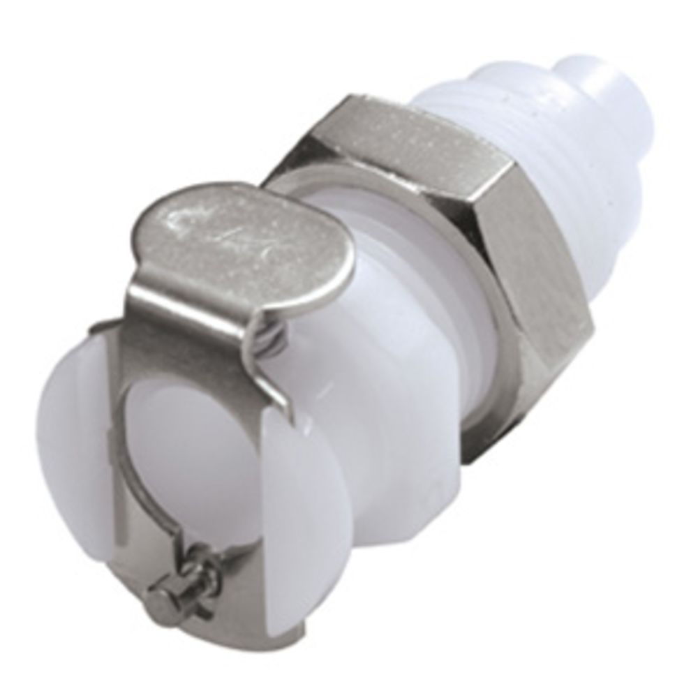 PMC160112 Panel Mount Hose Barb Coupling Body 1/16 ID Barb