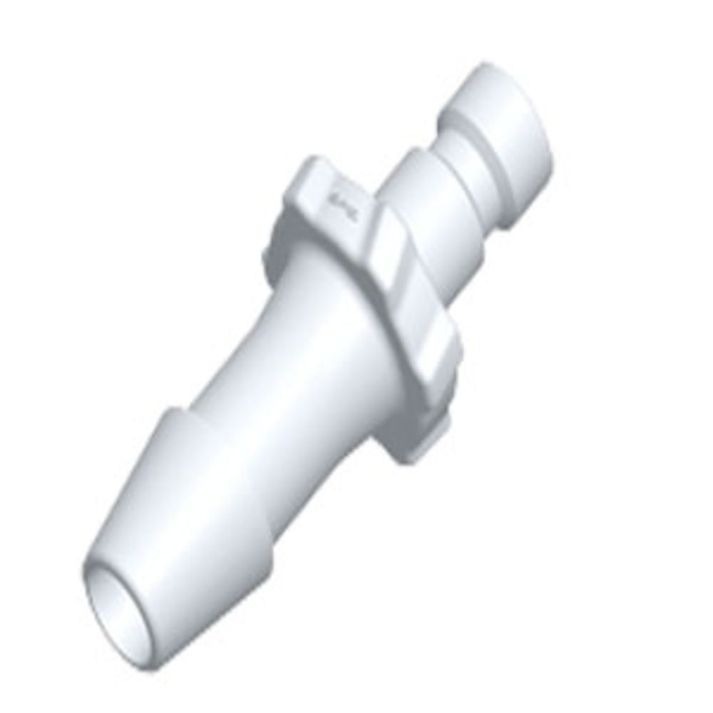 FitQuik BC630 White Nylon Male Bayonet Type Blood Pressure Connector 3/16 ID Barb