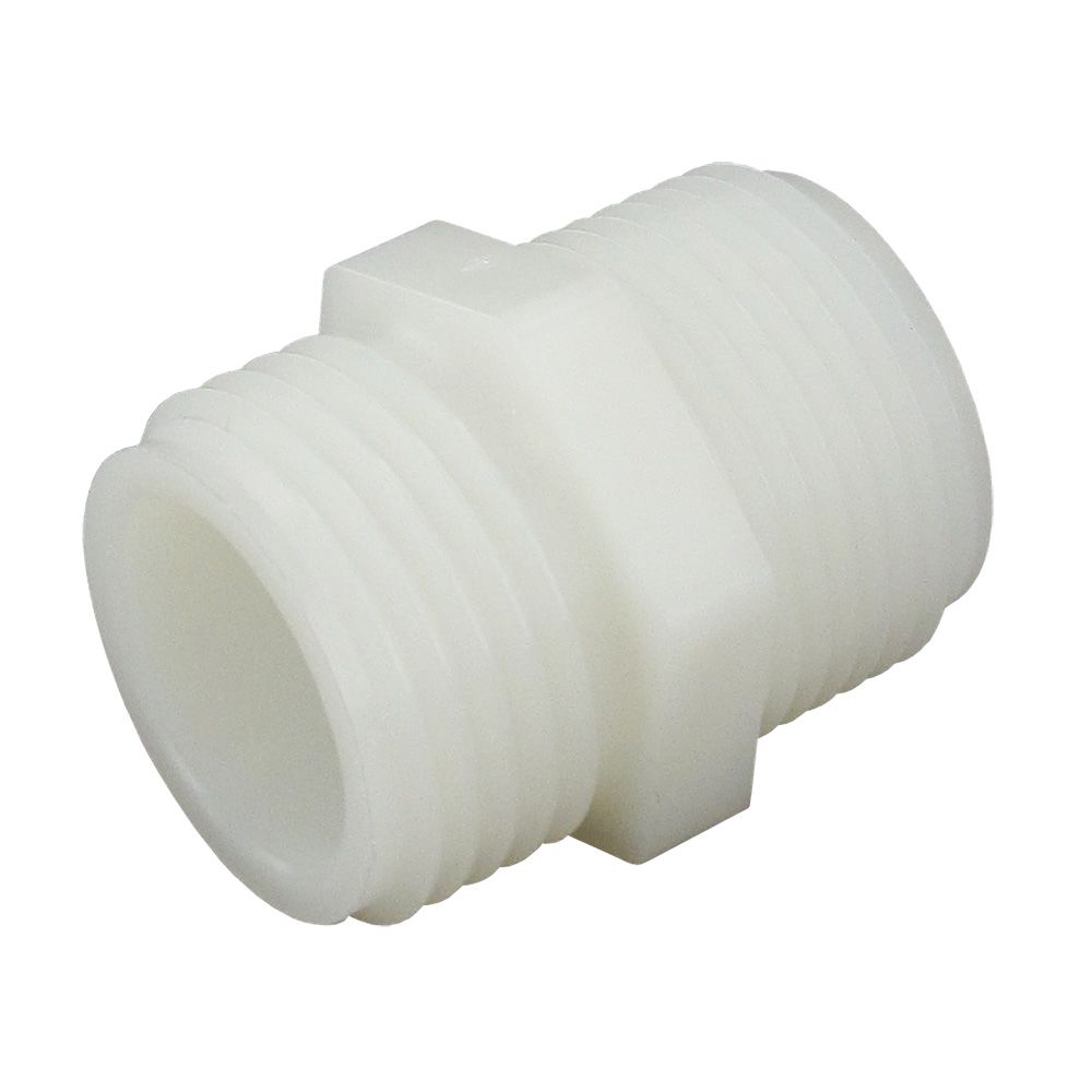 Garden Hose Adapter Male Nylon - 3/4 MGHT x 3/4 MNPT