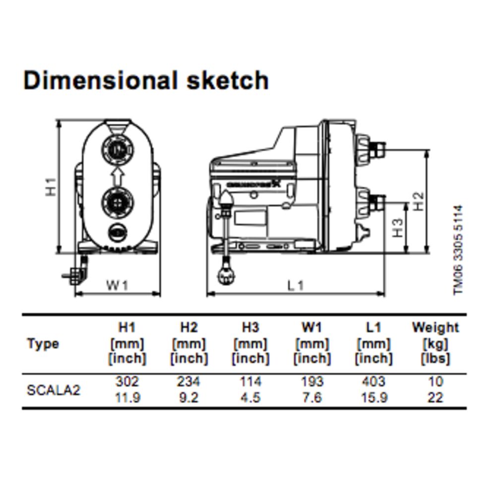Grundfos Scala2 3-45-1 115V 60 HZ 93013251