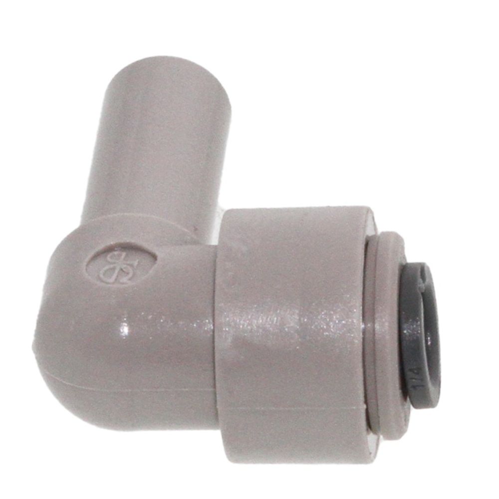 John Guest Stem Elbow Connector - 1/4 Stem x 1/4