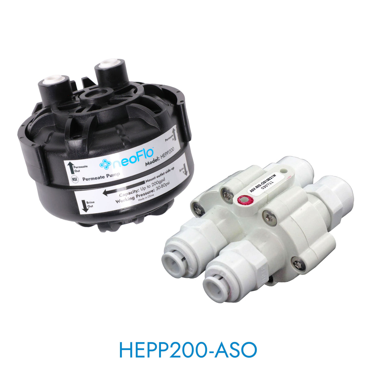 neoFlo HEPP200 Permeate Pump NSF® Certified for up to 200 GPD - Bundle Options