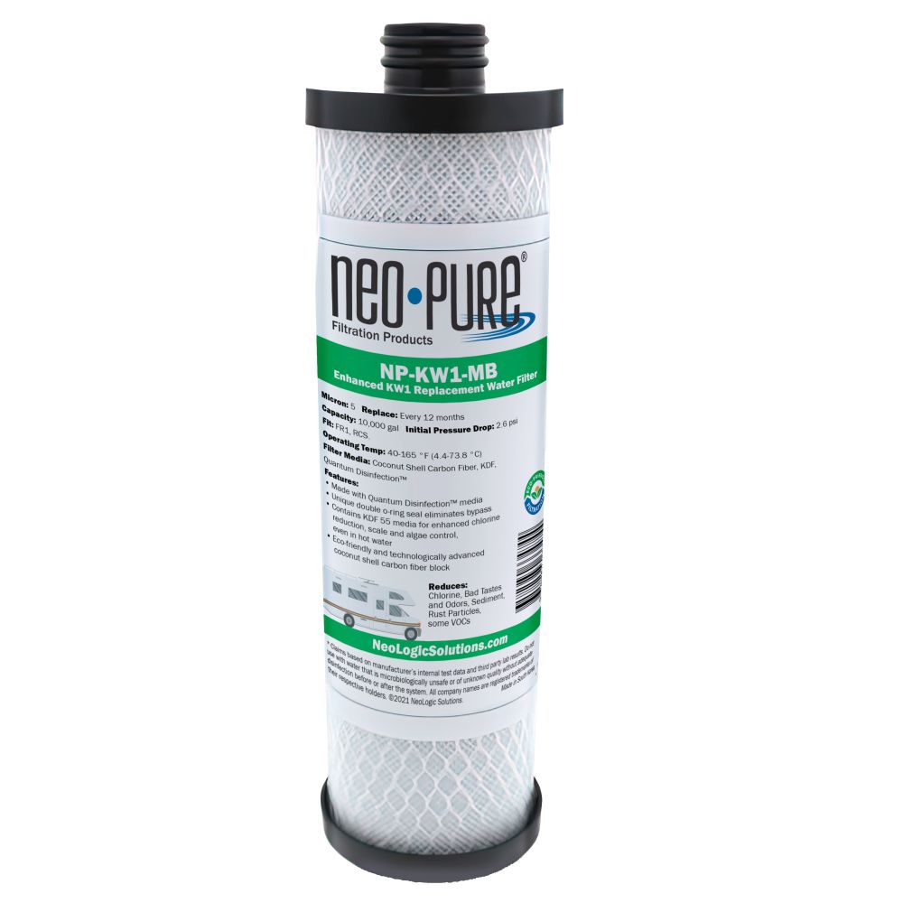 Neo-Pure NP-KW1-MB Compatible Replacement for WaterPur™ & Clear Choice™ KW1 RV Water Filter