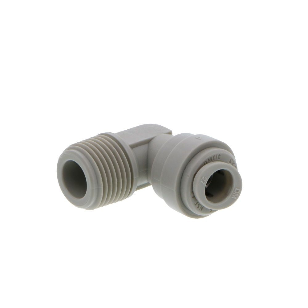 DMfit Elbow Male Connector - 5/16 Push-in x 3/8 NPTF