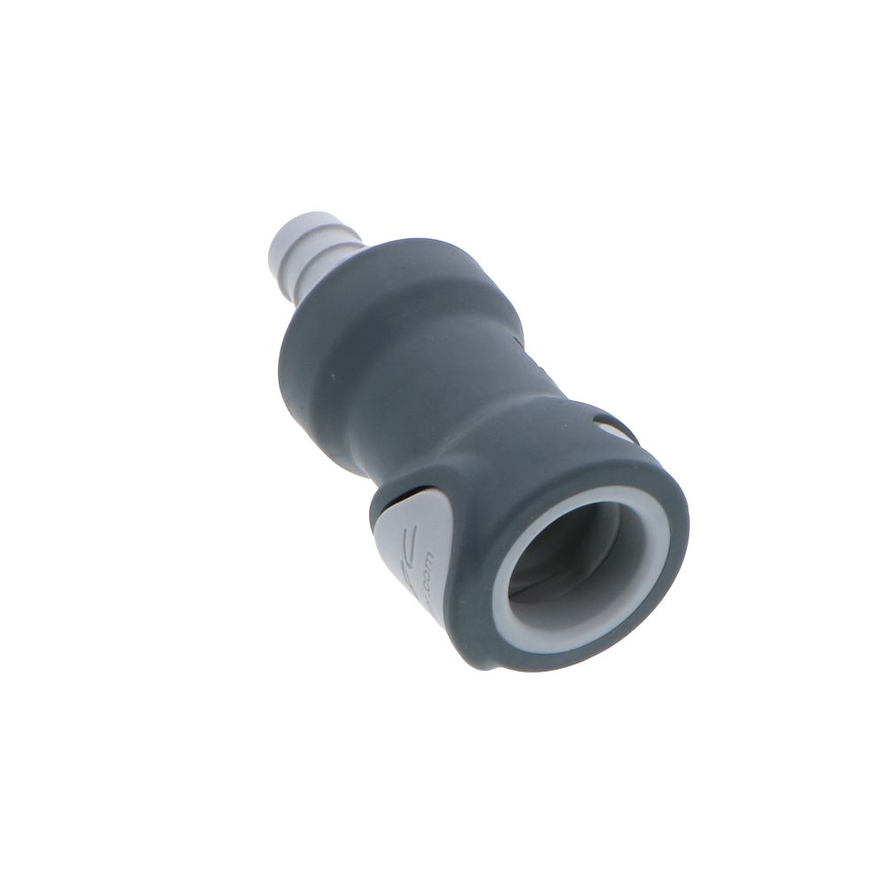 NS6D17008 Valved In-Line Hose Barb Coupling Body 1/2 ID Barb