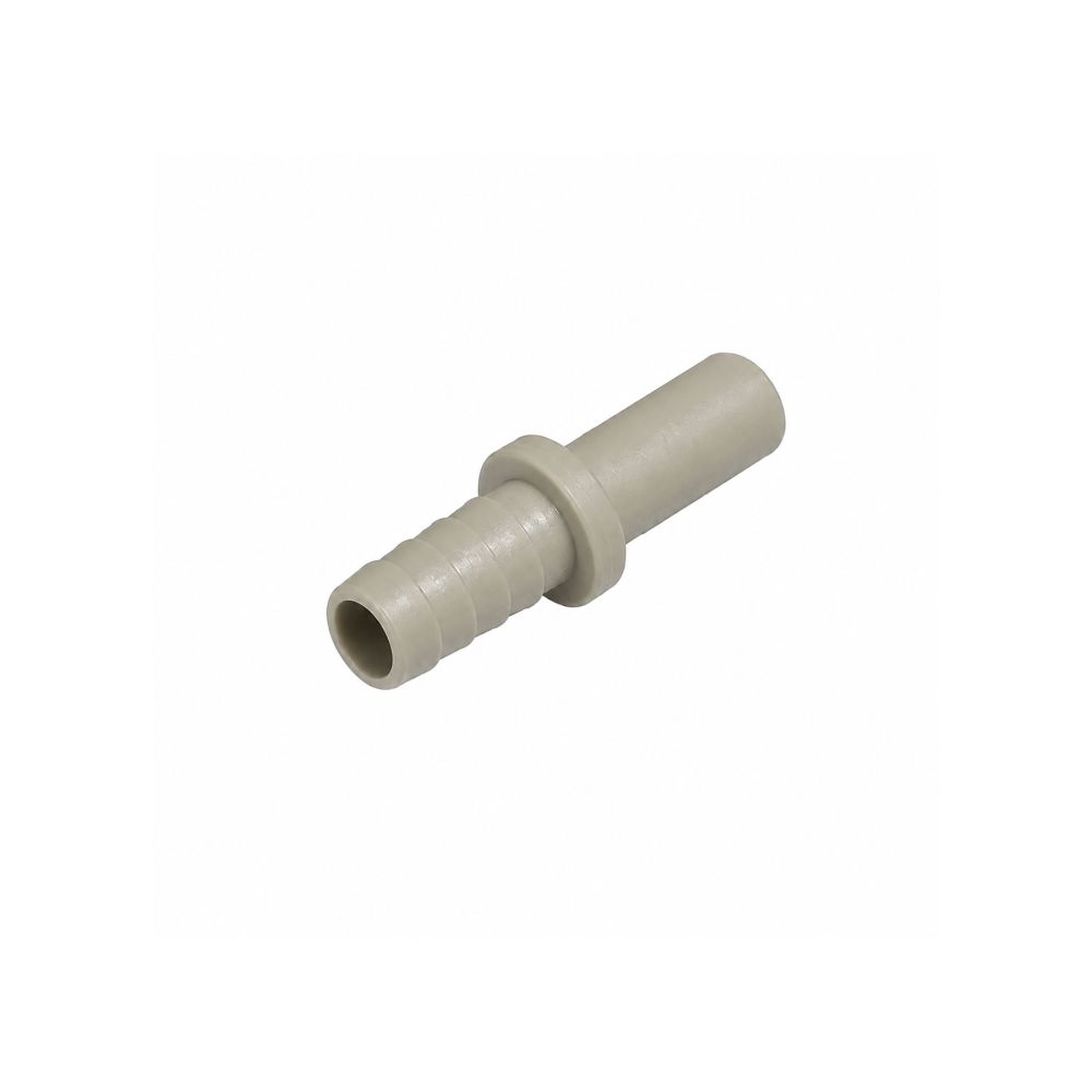 NeoFit - Acetal Natural Gray Stem Barb Connector 1/4"stem x 1/4"barb