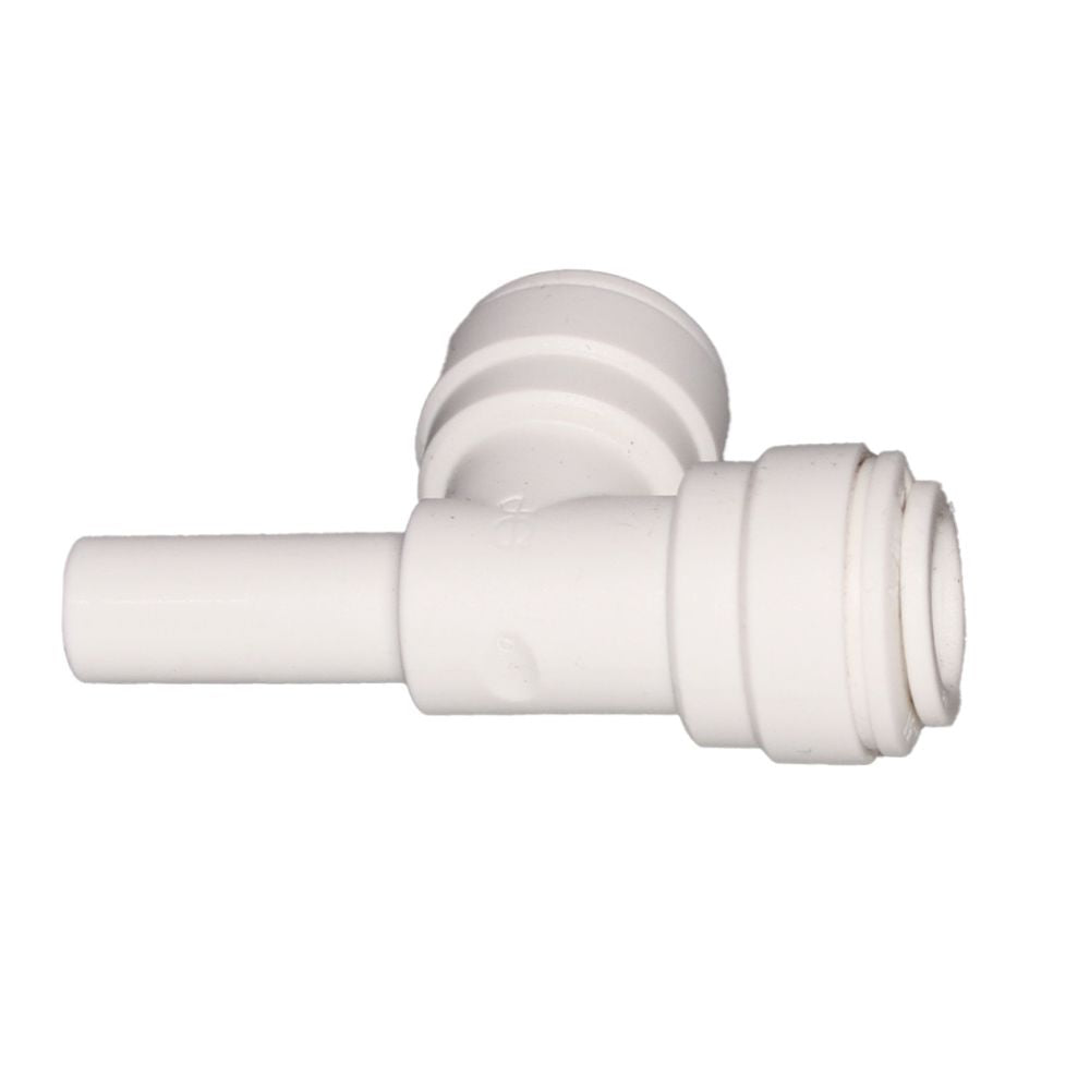 John Guest Stackable Stem Tee Polypro - 3/8 OD Stem x 3/8 x 3/8