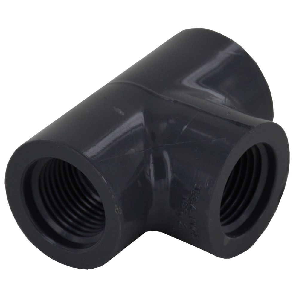 Schedule 80 PVC Tee 1/2" FIP