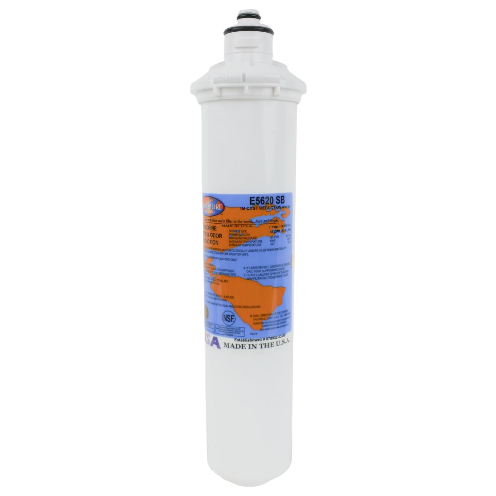 Omnipure E5620 Everpure® Compatible 1M CTO/Cyst - 3000 gal Filter