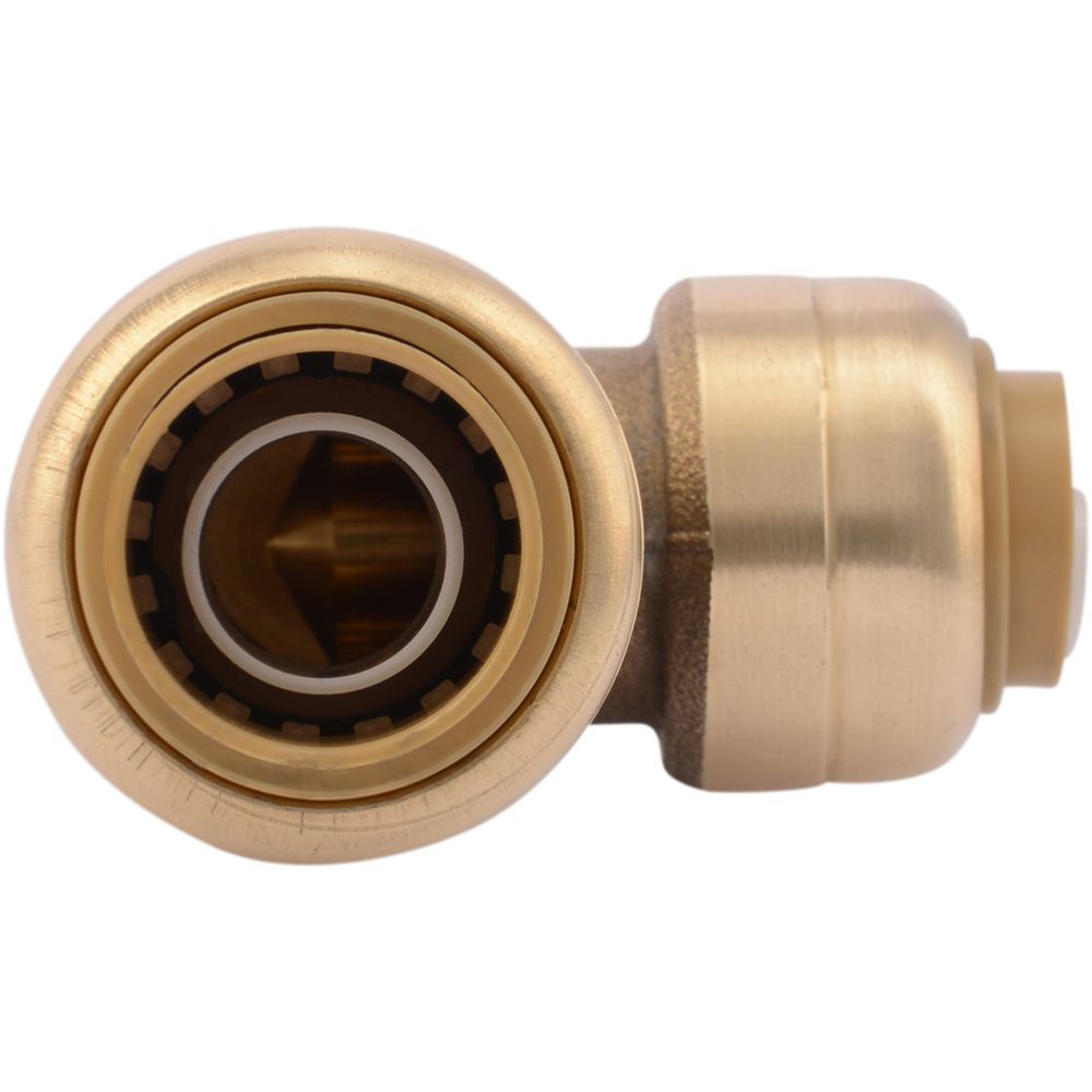 SharkBite® U272LF Lead-Free Brass Push-to-Connect Reducing Elbow - 1/2" x 3/8"