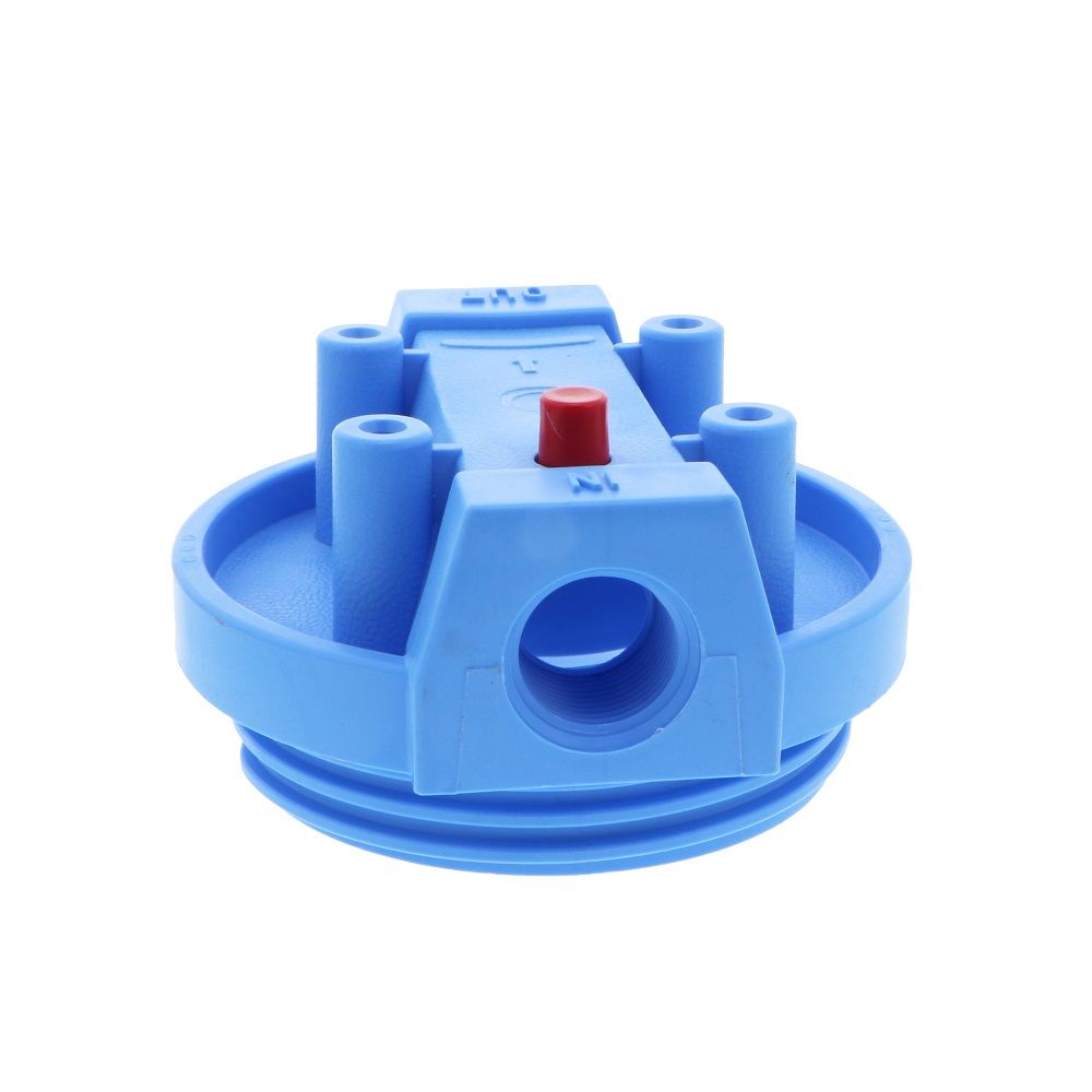 Pentek 154116 Blue Mounting Bracket Cap for Standard Housings w/ PR - 3/4" FPT