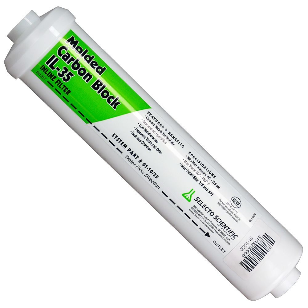Kinetico 01-10/35 IL-35 Inline Replacement Filter Cartridge 1 Mic