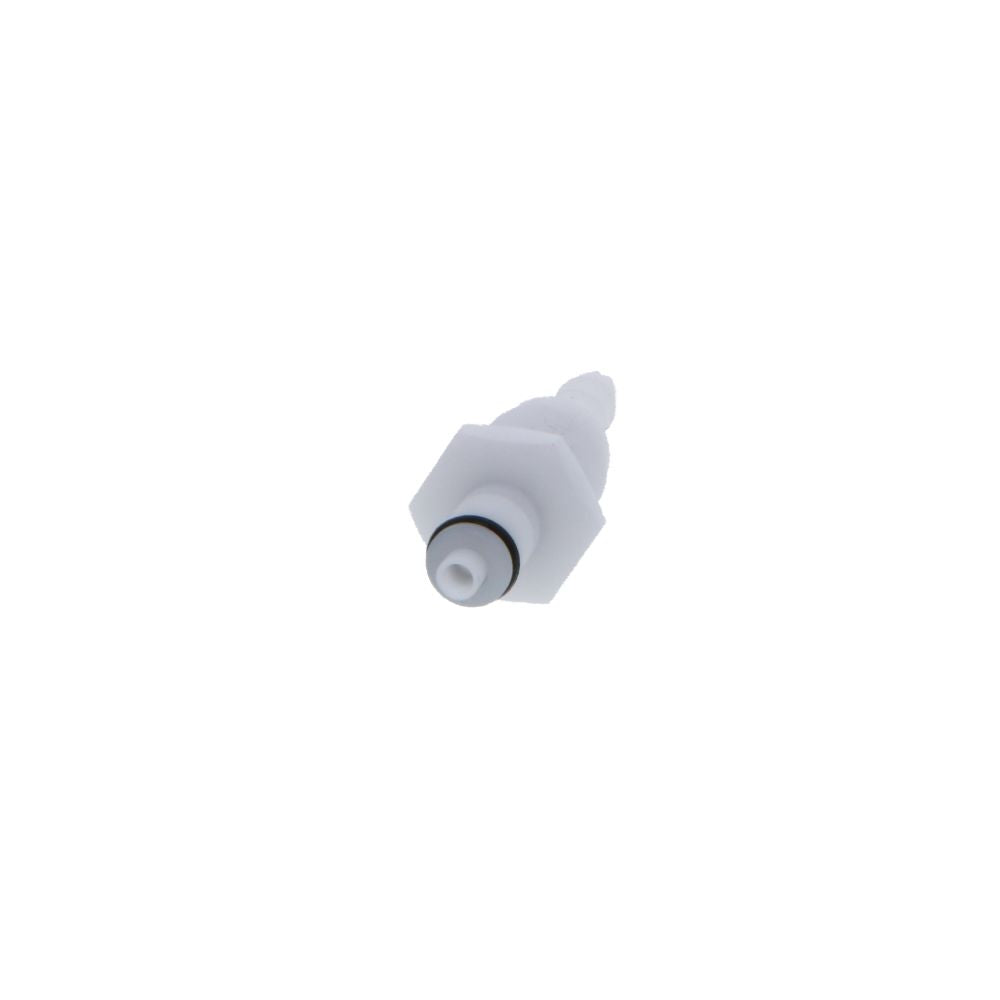 PMCD4203 Valved Panel Mount Hose Barb Coupling Insert 3/16 ID Barb