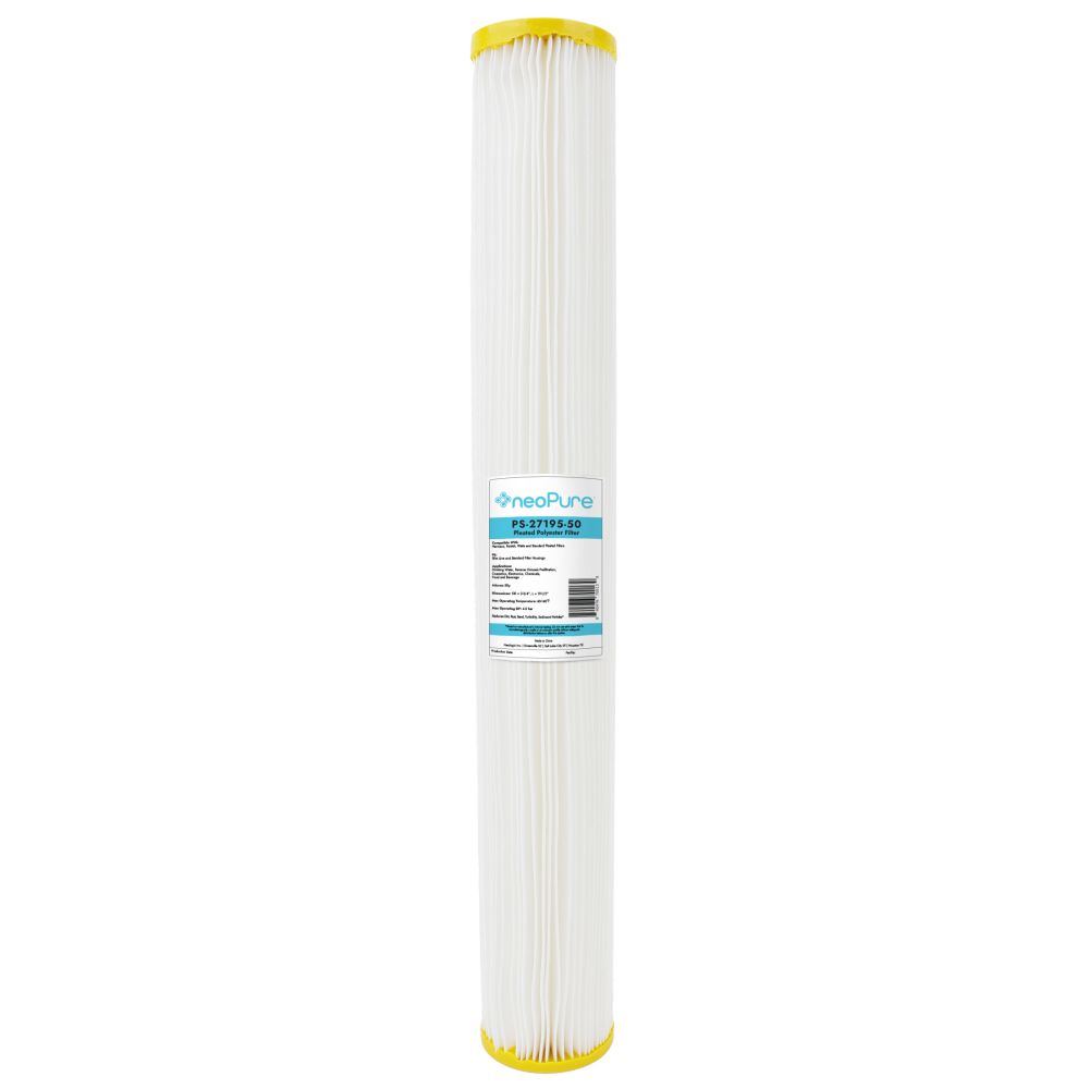 Neo-Pure PS-27195-50 19-1/2" High Efficiency Pleated Filter 50 micron