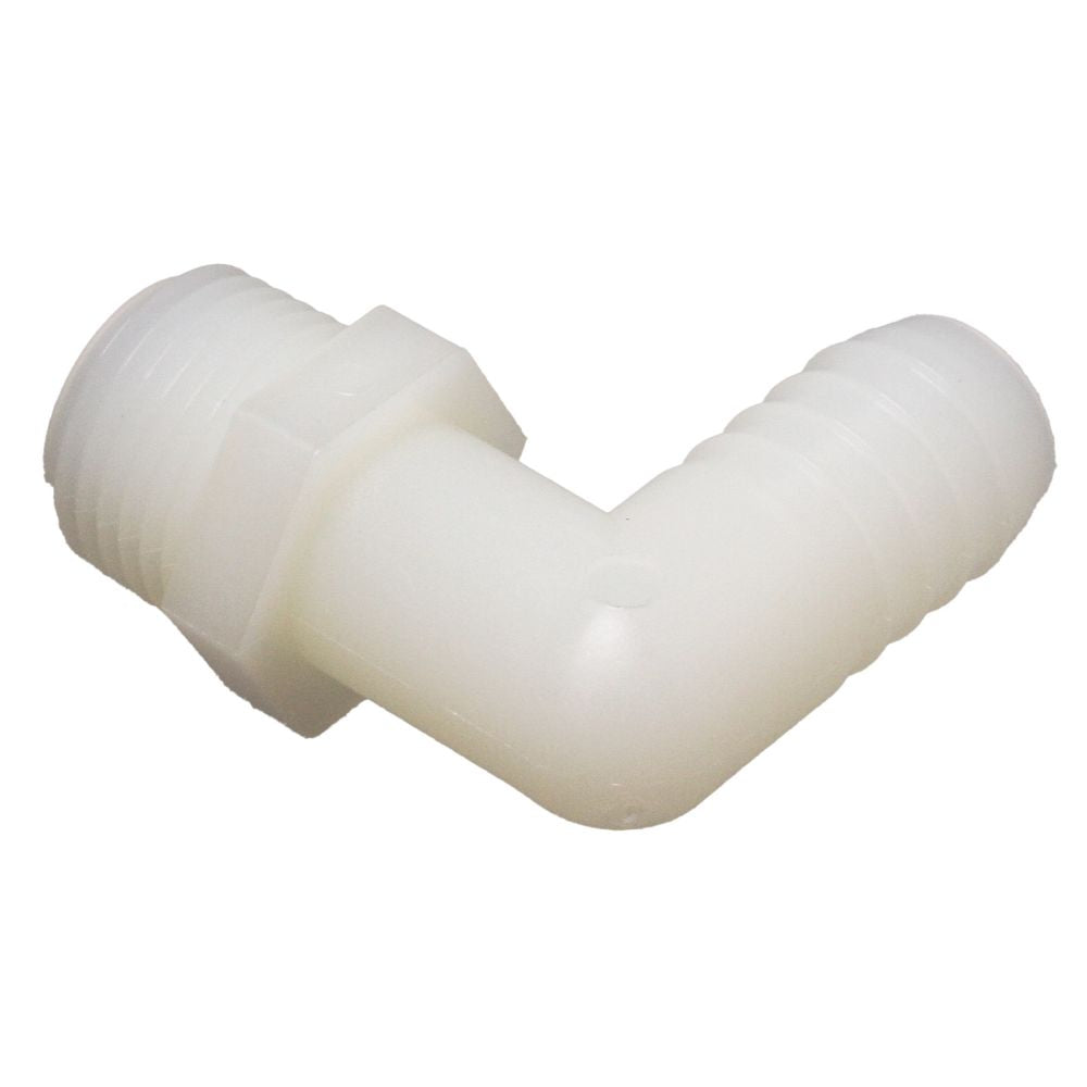 Male Elbow Barb x Male NPT - 5/8" HB x 3/4" MNPT