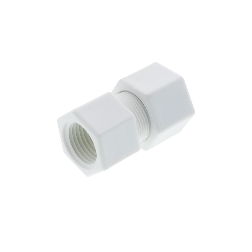 JACO 25-10-8-P-PG Polypropylene Female Connector 5/8 OD Tube x 1/2 FPT