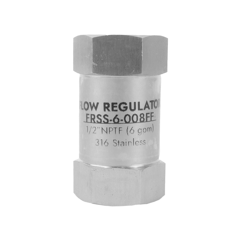 Neo-Pure Stainless Steel Flow Control 6 GPM 1/2 FPT x FPT