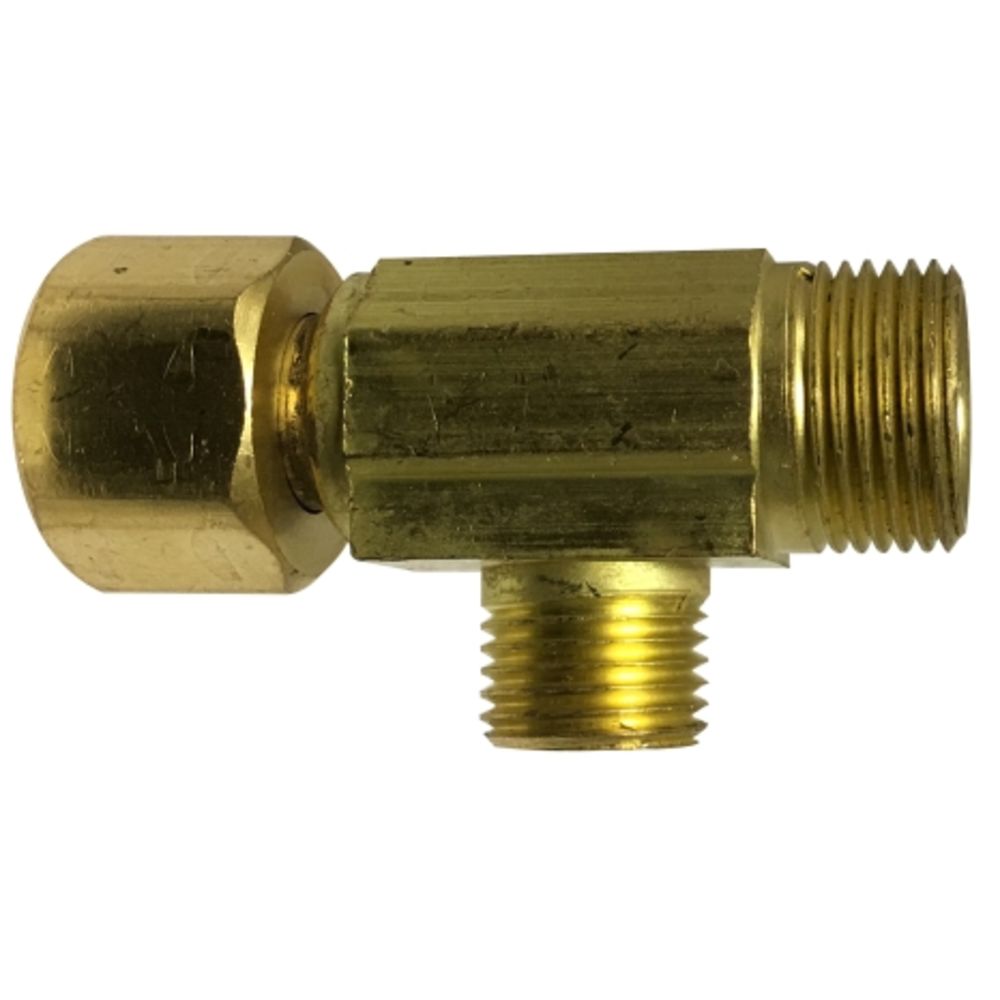 Brass LF 773 3/8"X3/8"X3/8" Swivel Tee