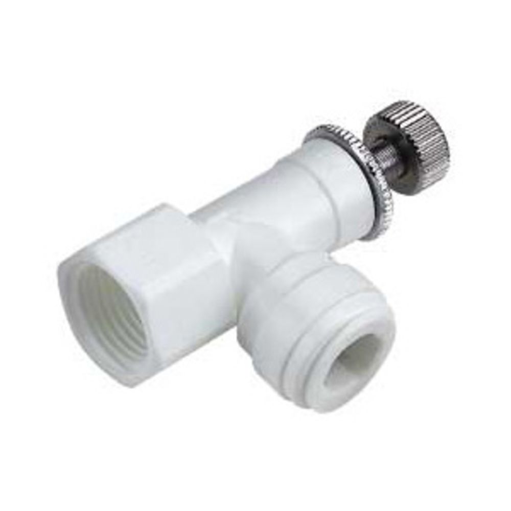 DMfit Control Valve Female Adapter - 3/8" Push-in x 3/8" NPTF