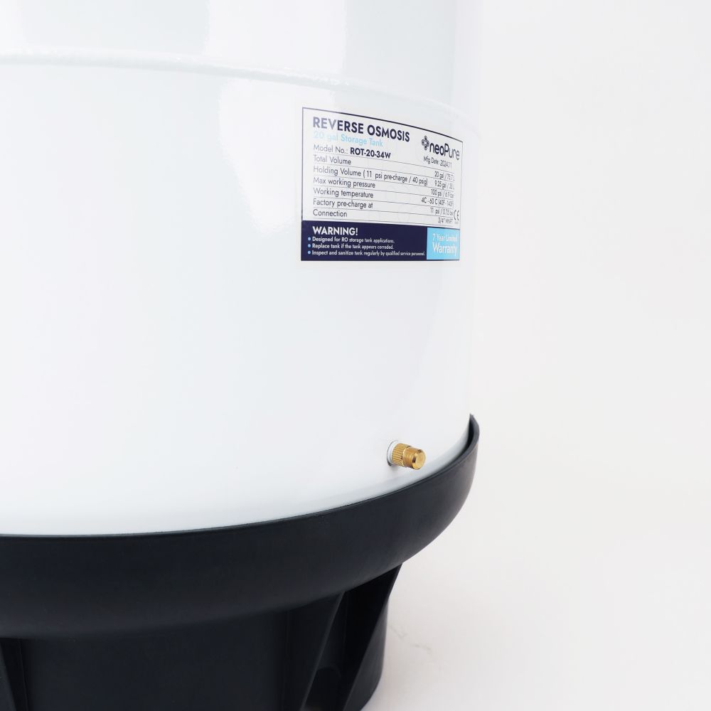 NeoPure Reverse Osmosis Storage Tank 20 Gallon - White