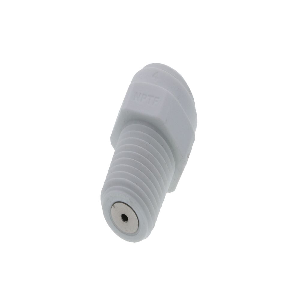 Male Straight Check Valve Stainless Steel - 1/4" Push-in x 1/4" MPT